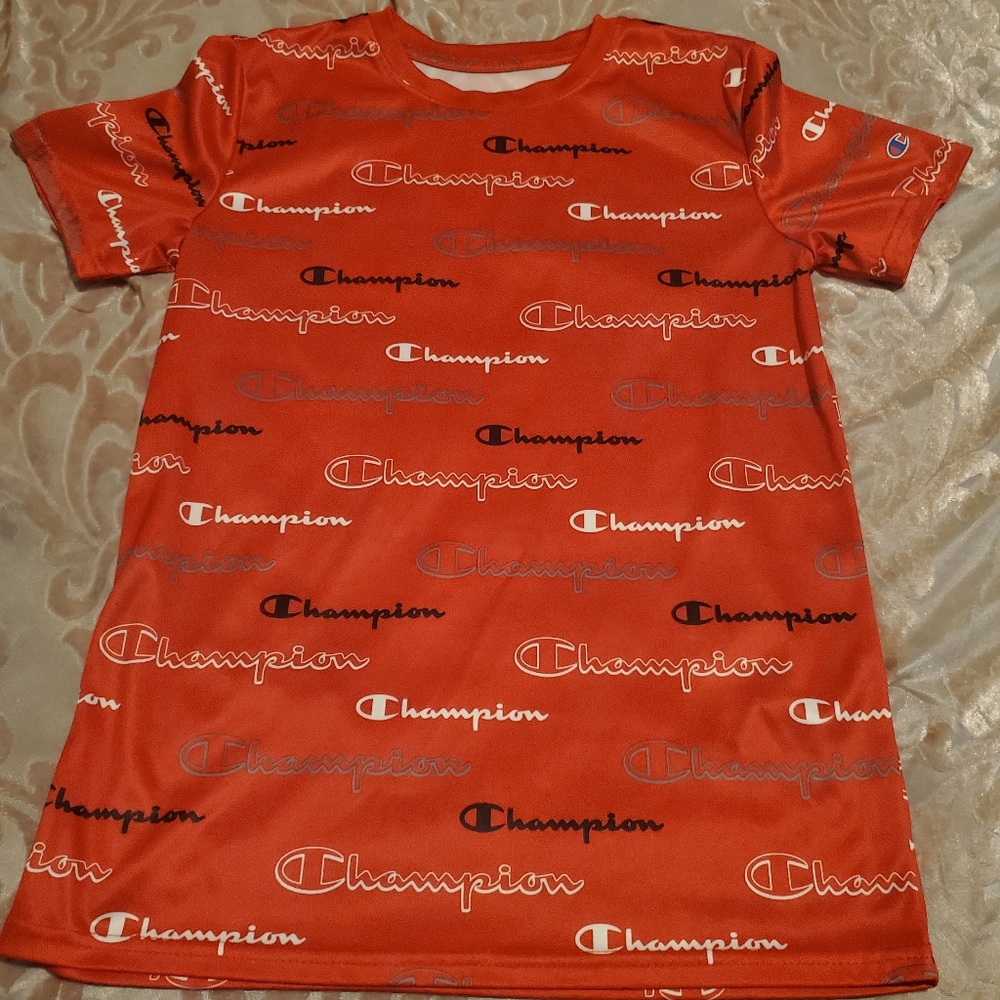 Boys Red Champion Tee-14/16